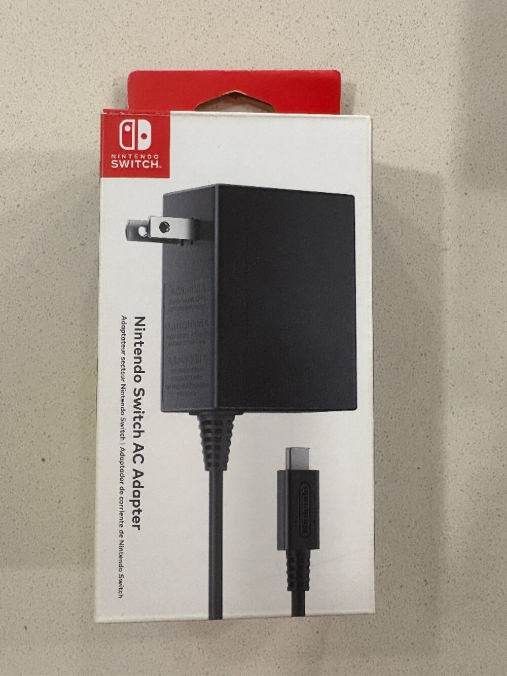 NINTENDO SWITCH AC ADAPTER WALL CHARGER NEW